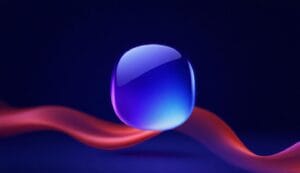 Aesthetic post header with gradient background