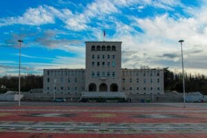 Photo of the University of Tirana